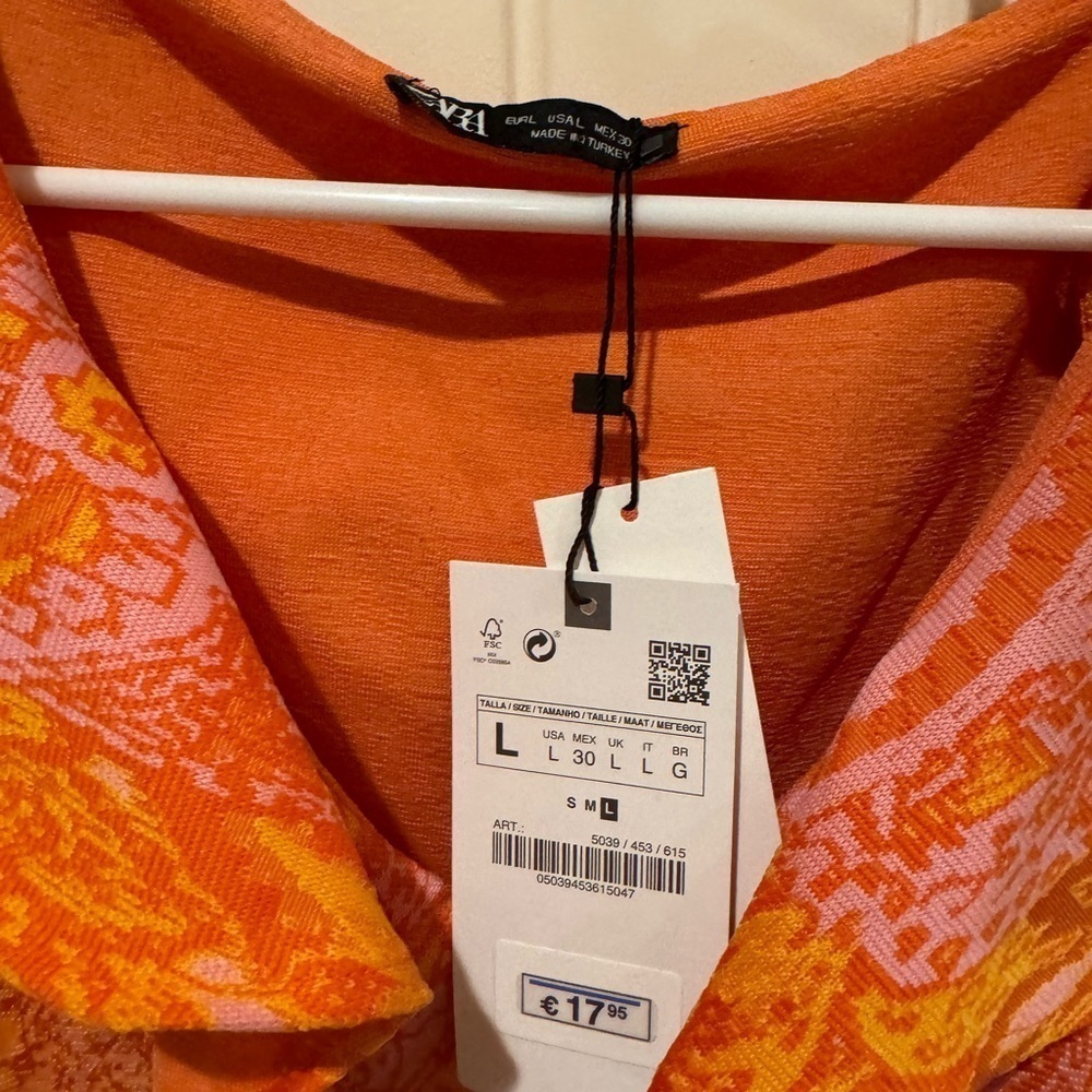 Zara cropped Jacquard top - Picture 5 of 5